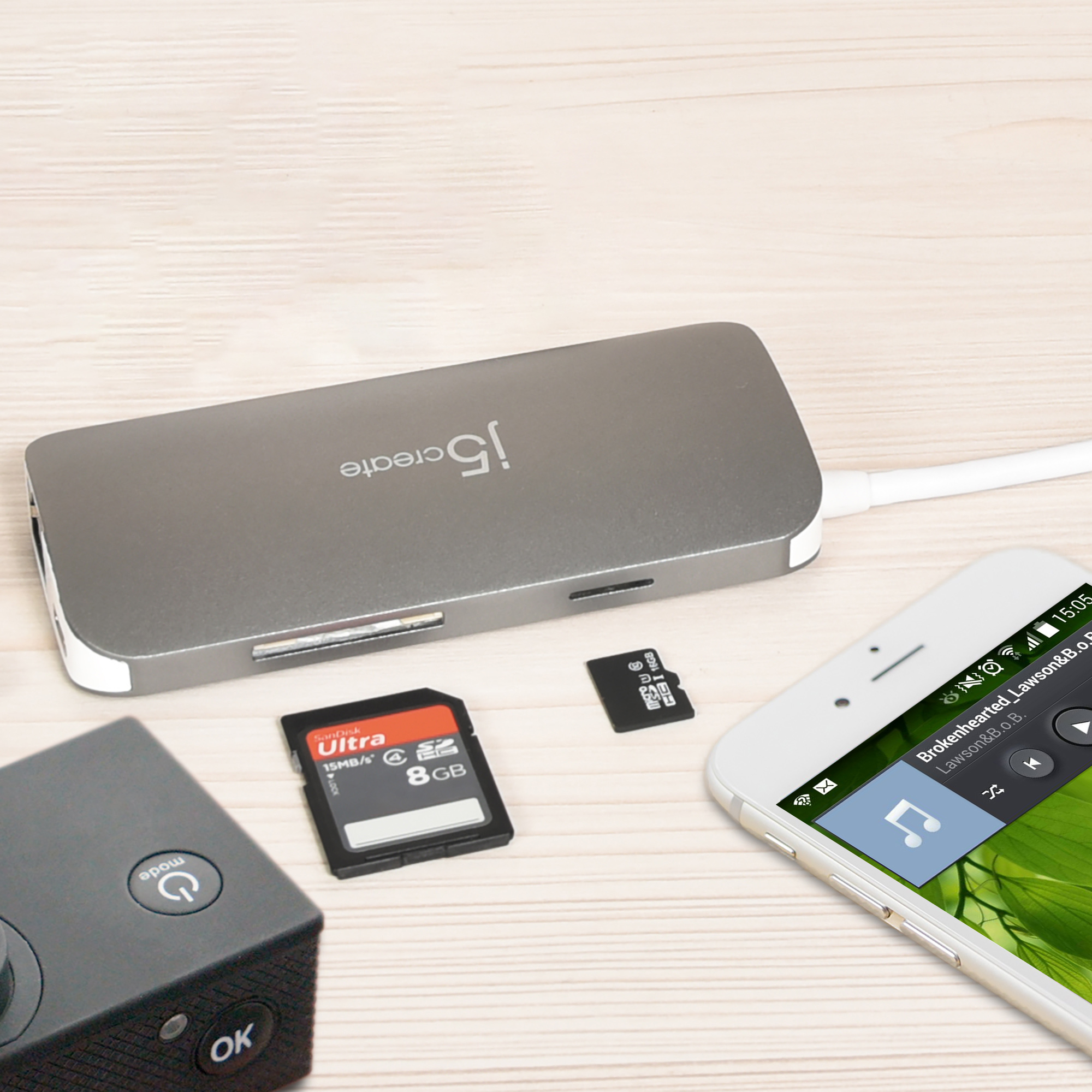 j5create JCD383-N USB-C™ 9-in-1 Multi Adapter - Afbeelding 5