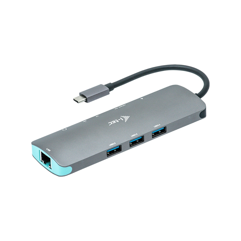 i-tec Metal USB-C Nano dockingstation 4K HDMI LAN + Stroomvoorziening 100 W - Afbeelding 2