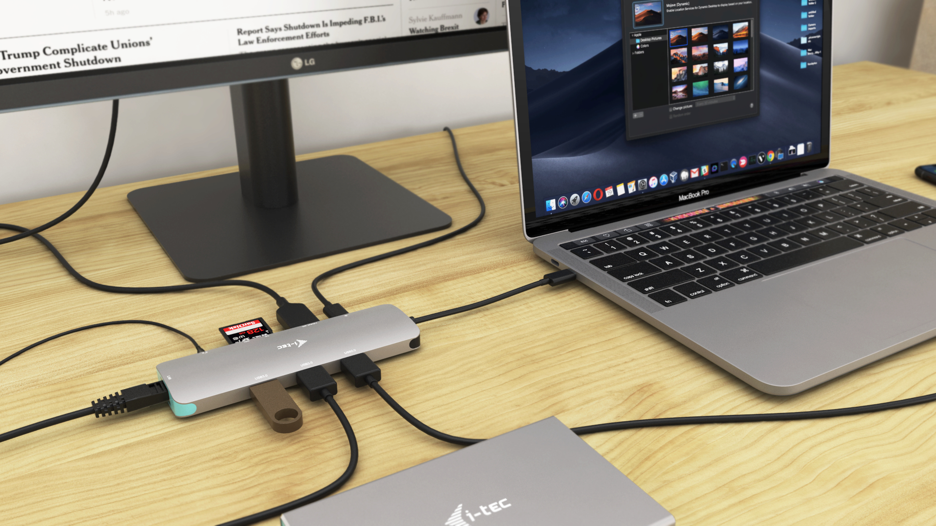 i-tec Metal USB-C Nano dockingstation 4K HDMI LAN + Stroomvoorziening 100 W - Afbeelding 11