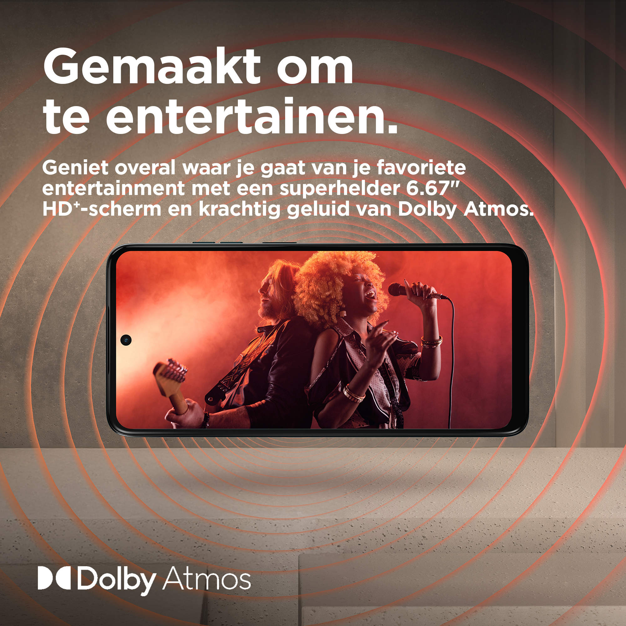 Motorola moto g05 16,9 cm (6.67") Dual SIM Android 15 4G USB Type-C 4 GB 64 GB 5200 mAh Rood - Afbeelding 6