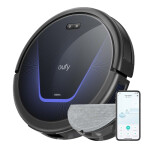 Eufy G50 Hybrid robotstofzuiger 0,4 l Zakloos Zwart