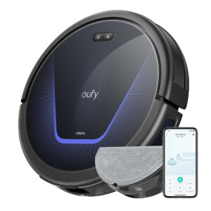 Eufy G50 Hybrid robotstofzuiger 0,4 l Zakloos Zwart