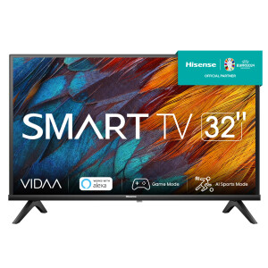 Hisense 32A4K tv 81,3 cm (32") HD Smart TV Wifi Zwart 200 cd/m²