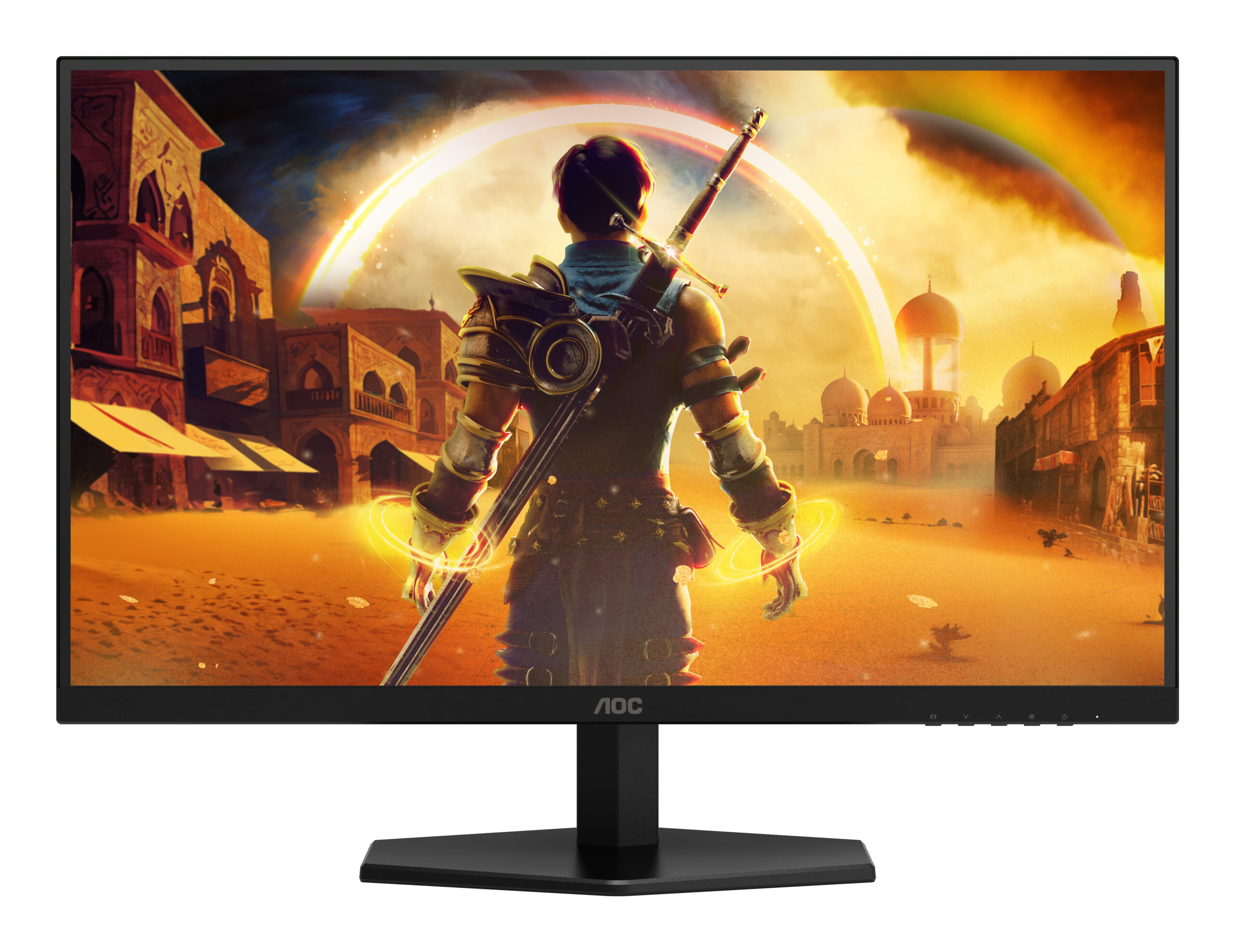 AOC G4 Q27G42XNE computer monitor 68,6 cm (27") 2560 x 1440 Pixels Quad HD LED Zwart, Rood - Afbeelding 4