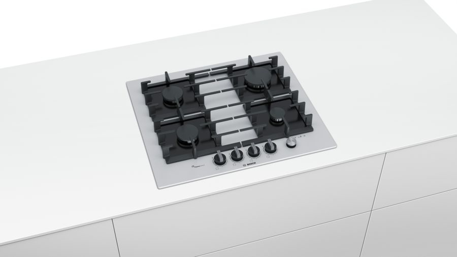 Bosch Serie 6 Gas cooktop PPP6A2M90 4 fields white color Wit Ingebouwd 60 cm Gaskookplaat 4 zone(s) - Afbeelding 3