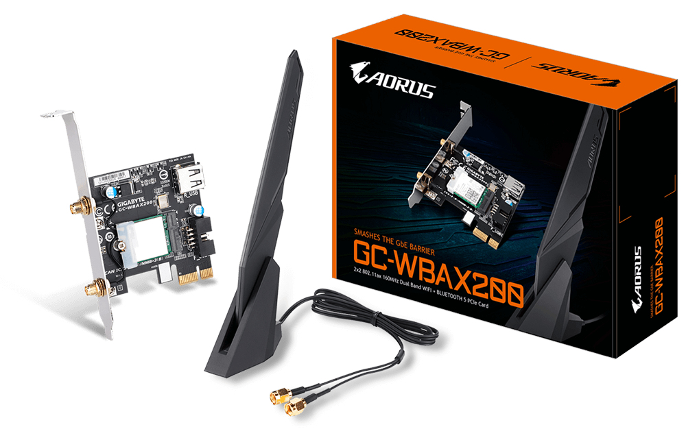 GIGABYTE GC-WBAX200 netwerkkaart Intern WLAN / Bluetooth 2400 Mbit/s - Afbeelding 4