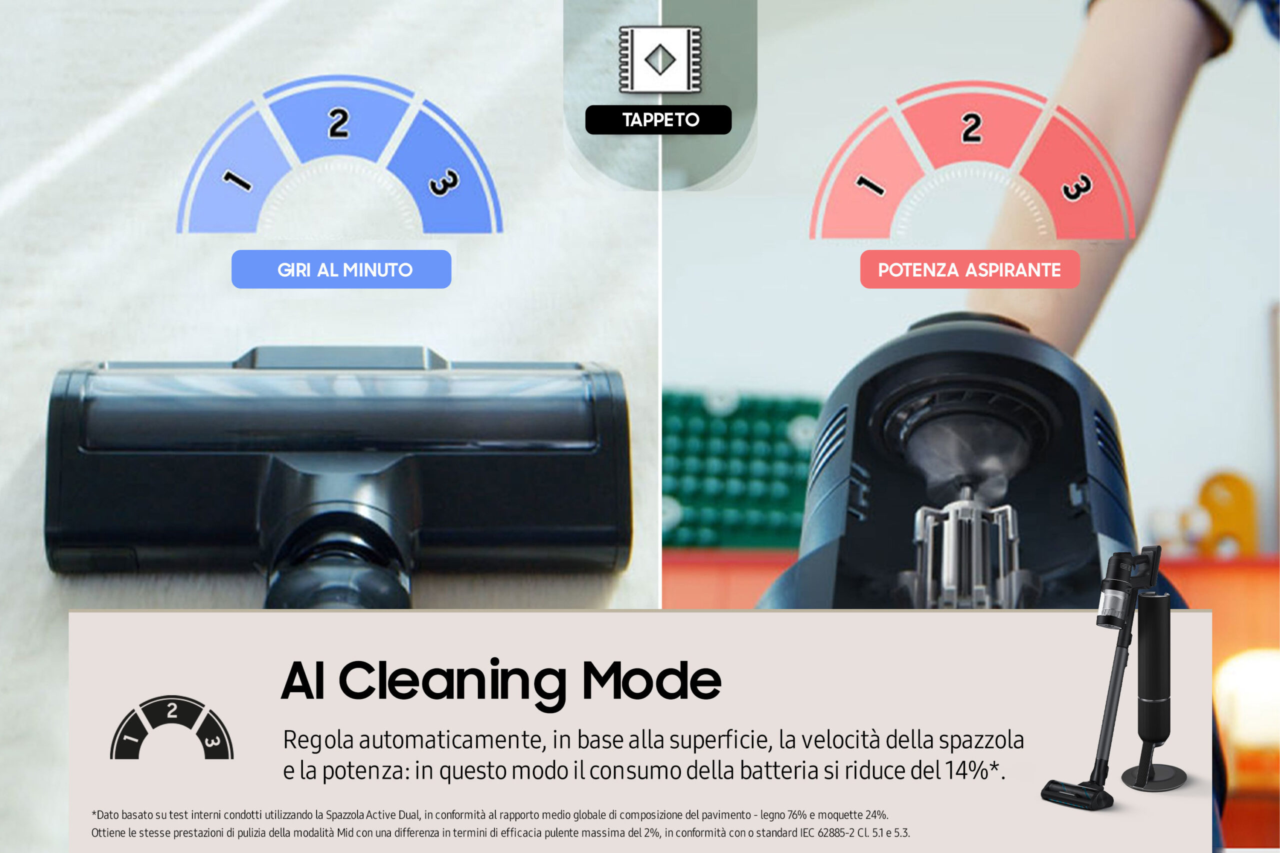 Samsung VS28C9784QK handstofzuiger Zwart Zakloos - Afbeelding 9