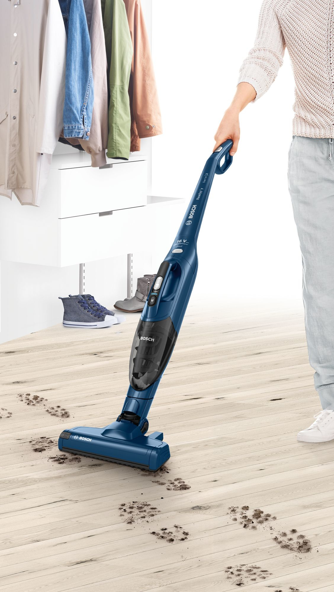 Bosch Serie 2 BBHF216 handstofzuiger Blauw Zakloos - Afbeelding 8