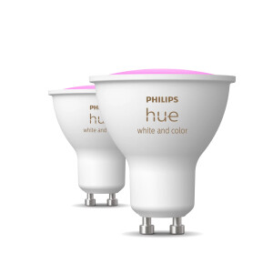 Philips Hue White and Color ambiance GU10 - slimme spot - (2-pack)