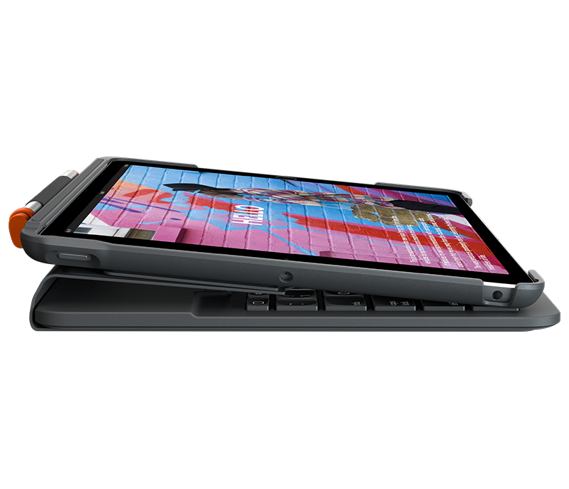 Logitech Slim Folio QWERTZ Duits Bluetooth Grafiet - Afbeelding 4