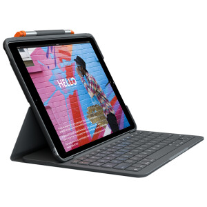 Logitech Slim Folio QWERTZ Duits Bluetooth Grafiet