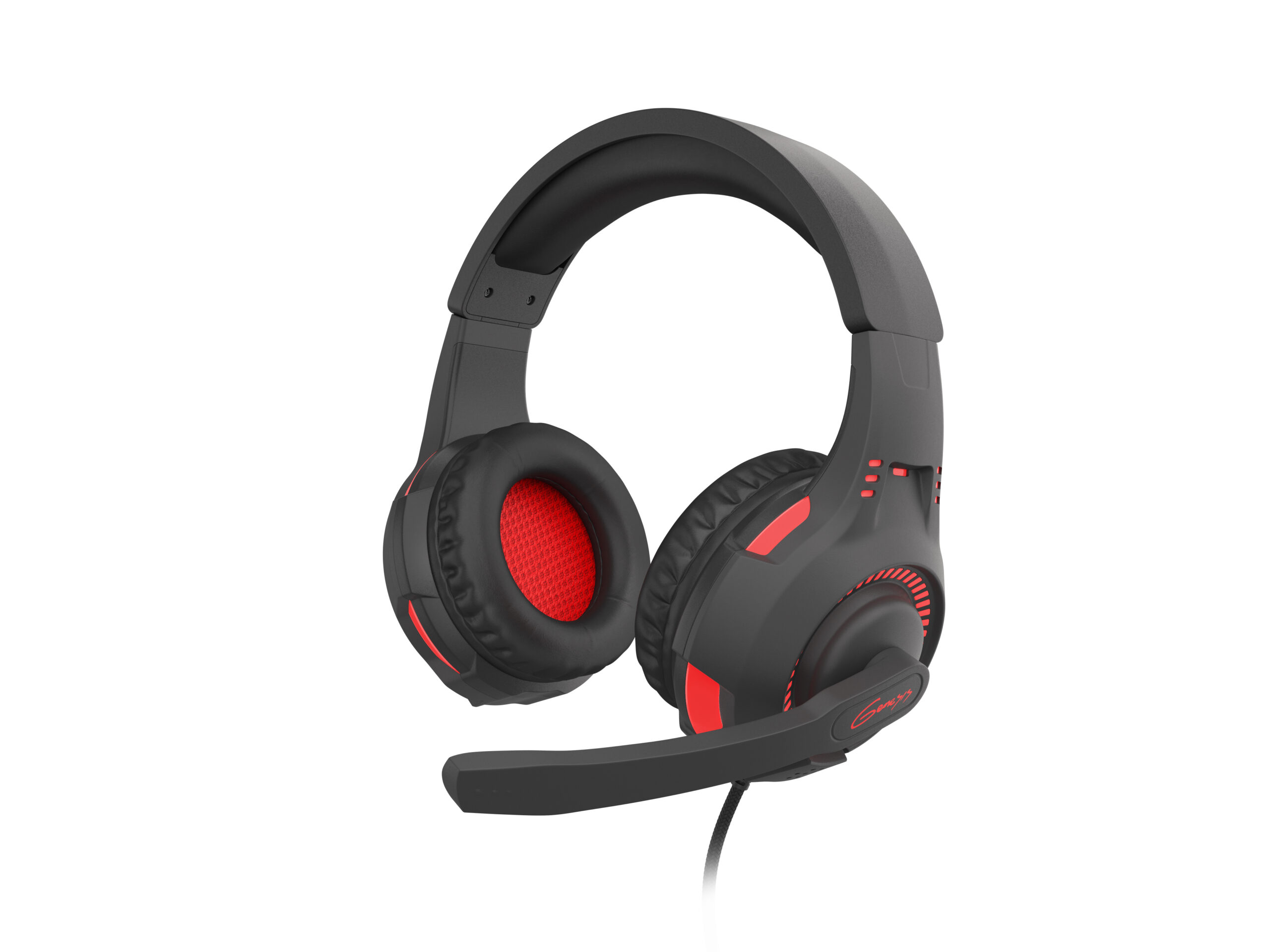 GENESIS Radon 210 Headset Bedraad Hoofdband Gamen USB Type-A Zwart, Rood - Afbeelding 2