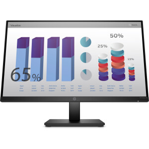 HP P24q G4 computer monitor 60,5 cm (23.8") 2560 x 1440 Pixels Quad HD LED Zwart