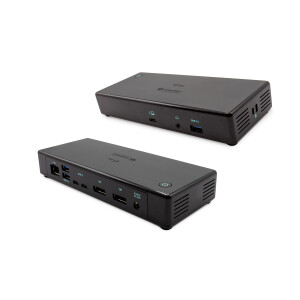 i-tec TB3CDUALDPDOCKPD laptop dock & poortreplicator Bedraad Thunderbolt 3 Zwart