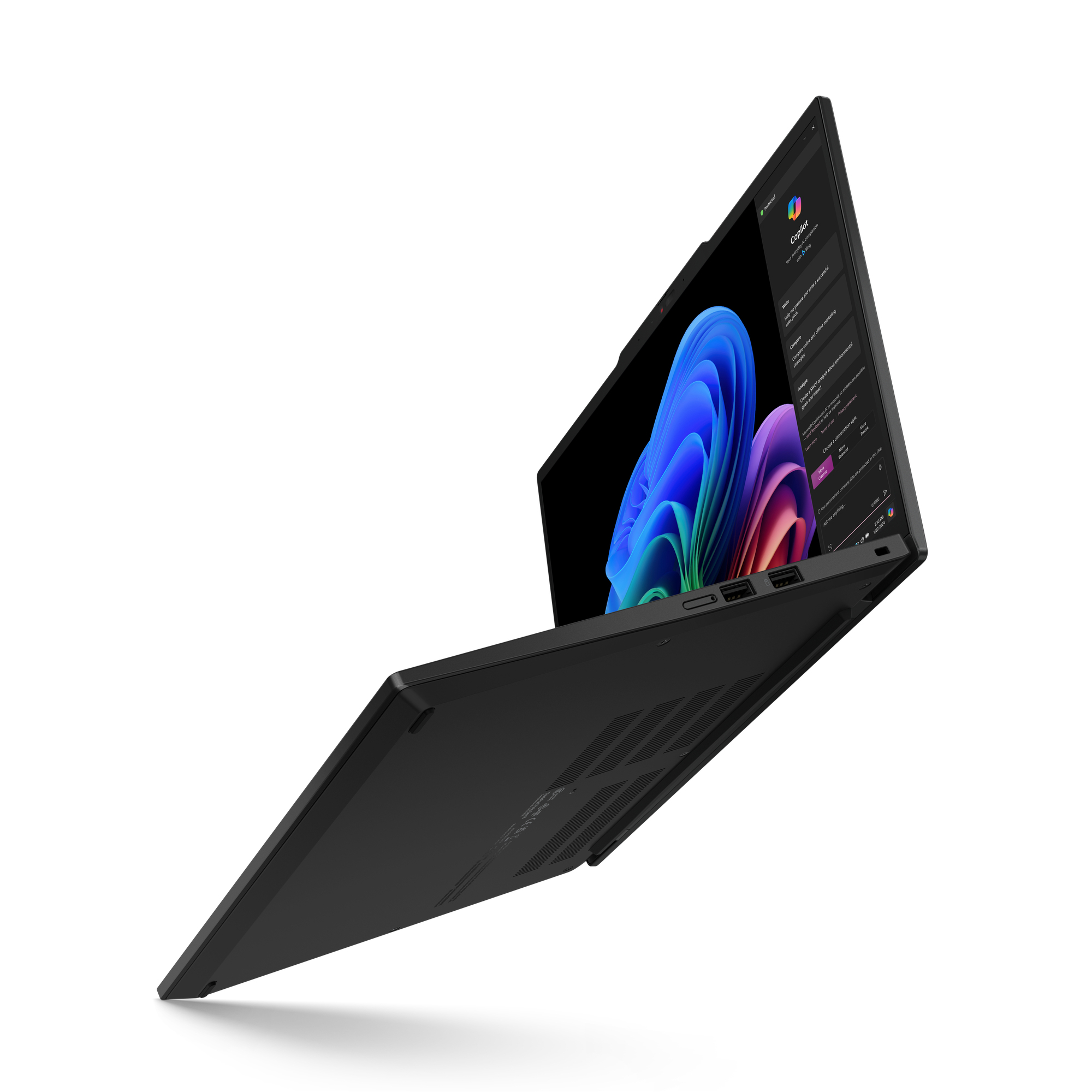 Lenovo ThinkPad T14s Gen 6 (Snapdragon) Copilot+ PC Qualcomm Snapdragon X1E-78-100 Laptop 35,6 cm (14") Touchscreen WUXGA 32 GB LPDDR5x-SDRAM 1 TB SSD Wi-Fi 7 (802.11be) Windows 11 Pro Amerikaans Engels Zwart - Afbeelding 16