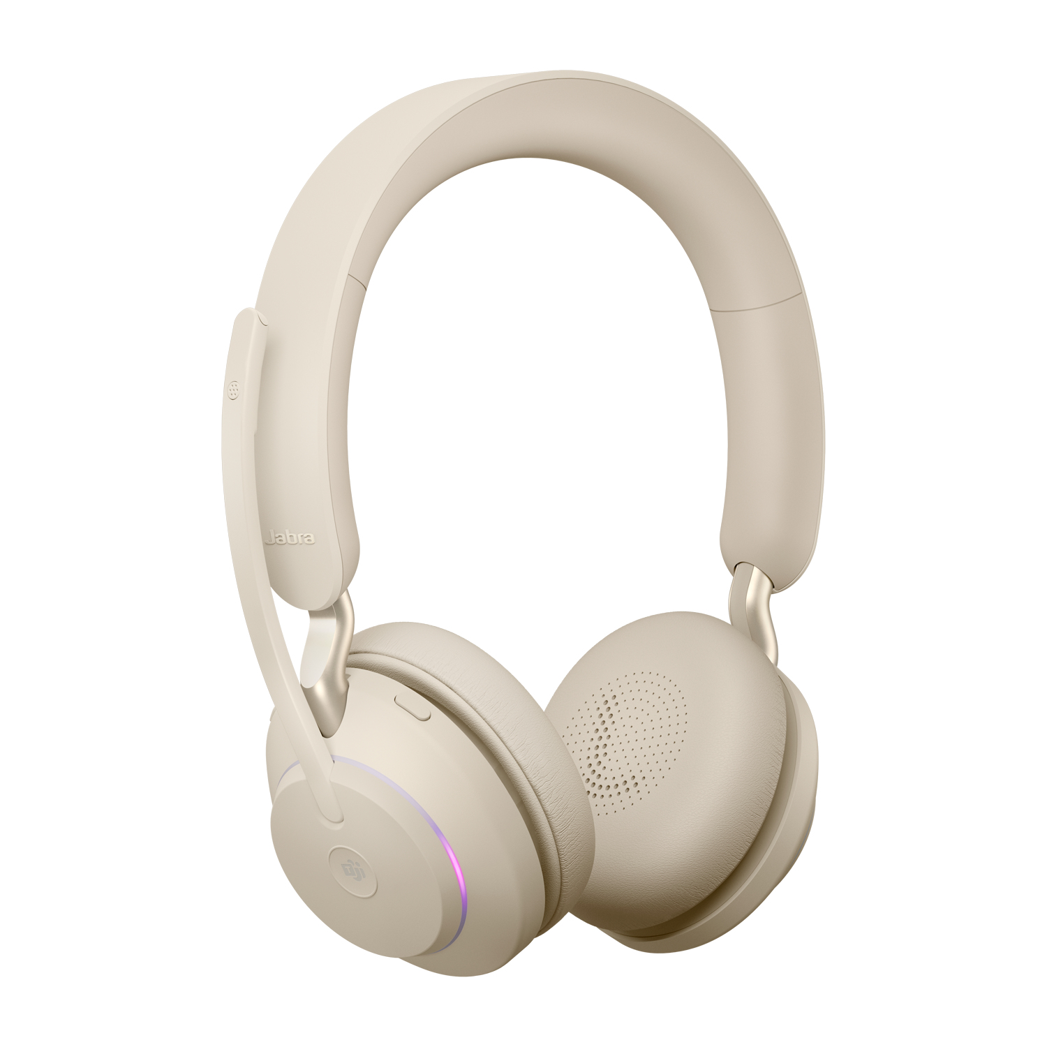 Jabra 26599-999-898 hoofdtelefoon/headset Draadloos Hoofdband Kantoor/callcenter USB Type-C Bluetooth Beige - Afbeelding 2