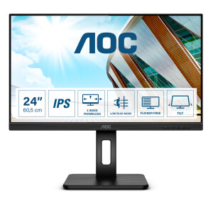 AOC P2 24P2Q LED display 60,5 cm (23.8") 1920 x 1080 Pixels Full HD Zwart
