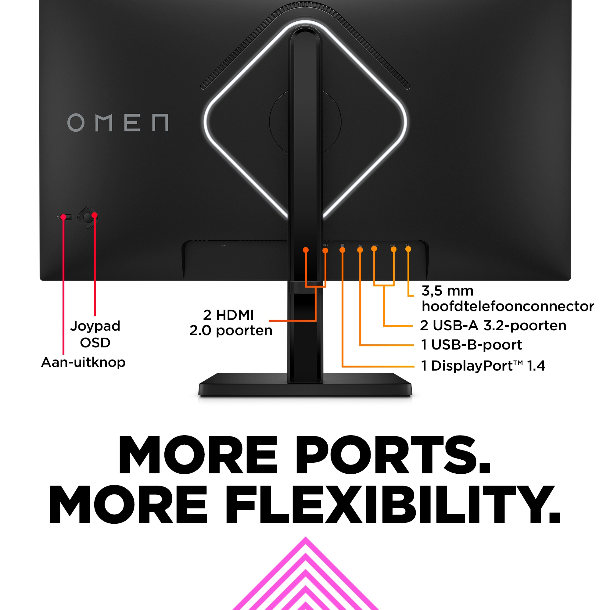 HP OMEN by HP OMEN by 27 inch QHD 240Hz Gaming Monitor - OMEN 27qs - Afbeelding 7