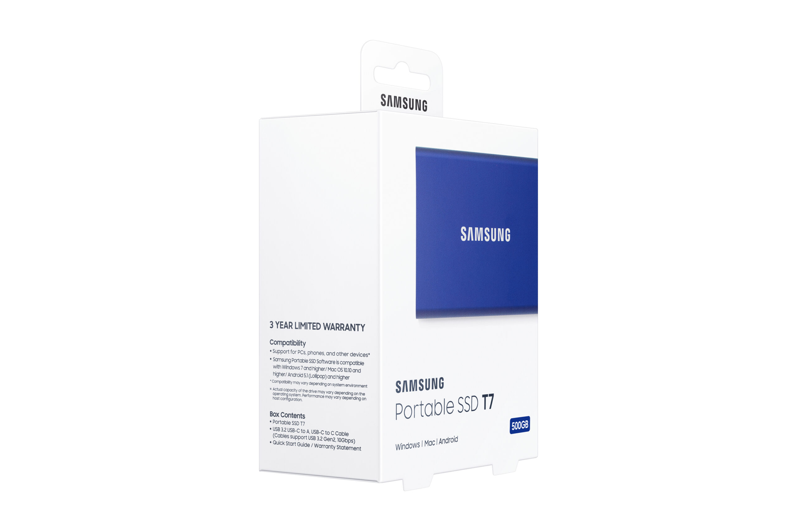 Samsung Portable SSD T7 500 GB Blauw - Afbeelding 10
