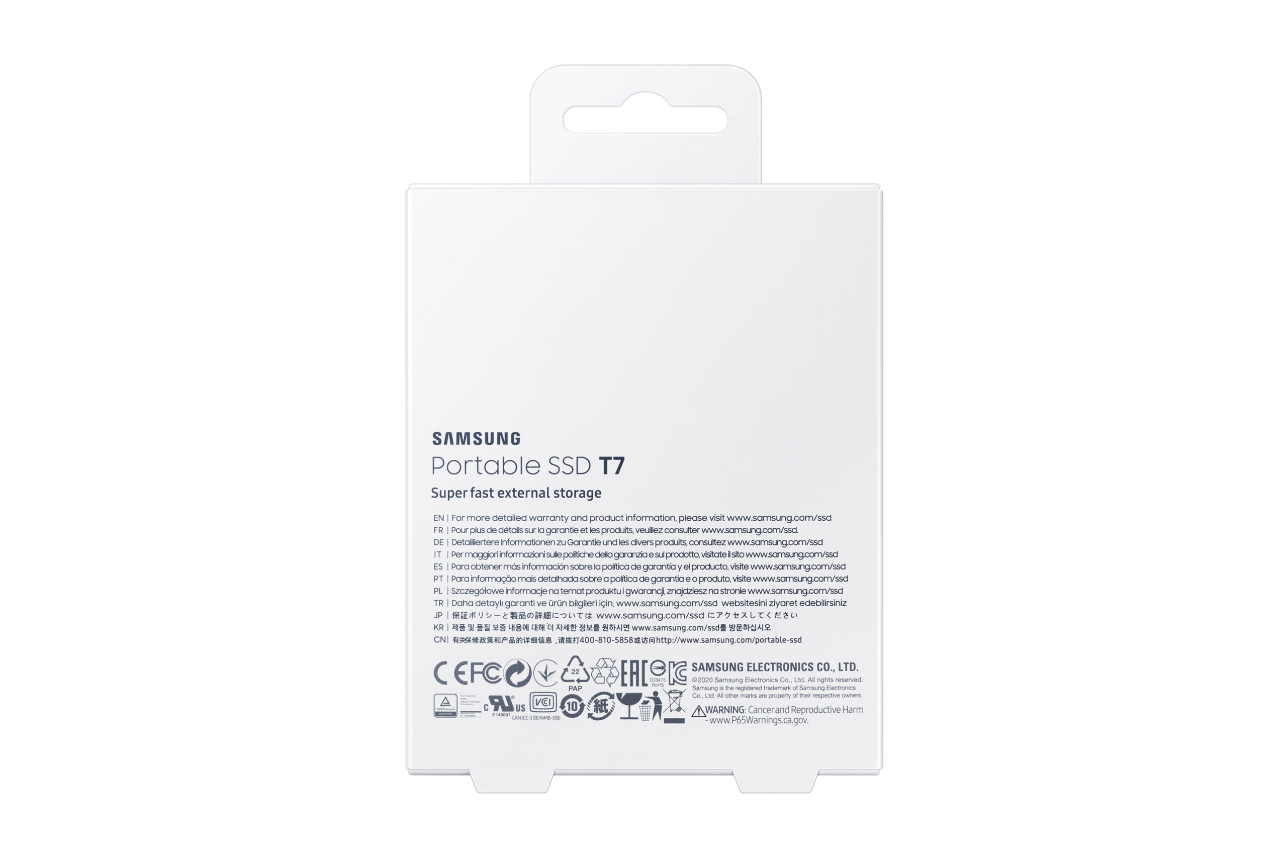 Samsung Portable SSD T7 500 GB Blauw - Afbeelding 9