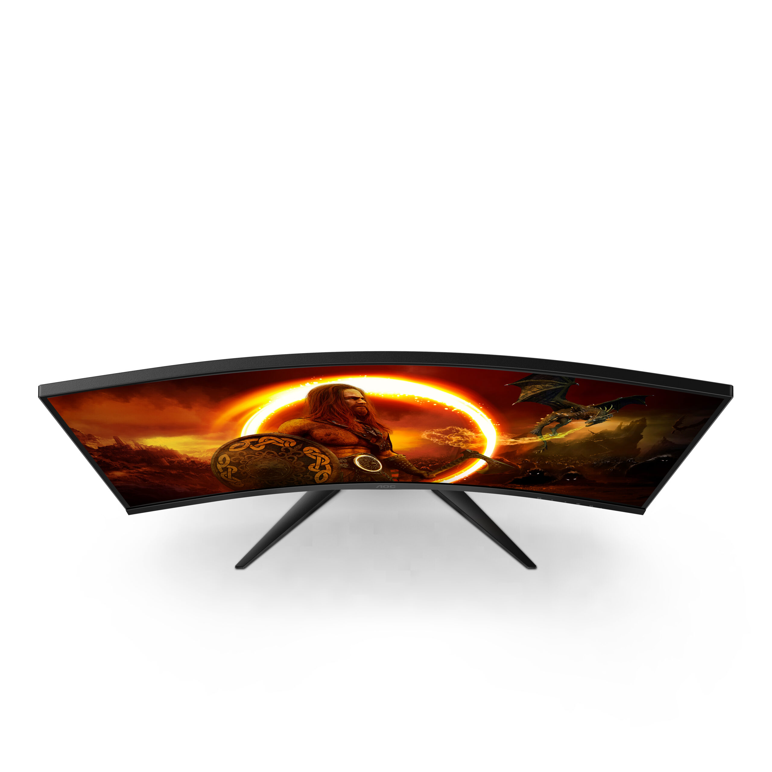 AOC G2 CQ32G2SE/BK LED display 80 cm (31.5") 2560 x 1440 Pixels 2K Ultra HD Zwart, Rood - Afbeelding 6