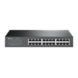 TP-Link TL-SG1024DE Managed L2 Gigabit Ethernet (10/100/1000) 1U Zwart