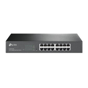 TP-Link TL-SG1016DE Managed L2 Gigabit Ethernet (10/100/1000) 1U Zwart