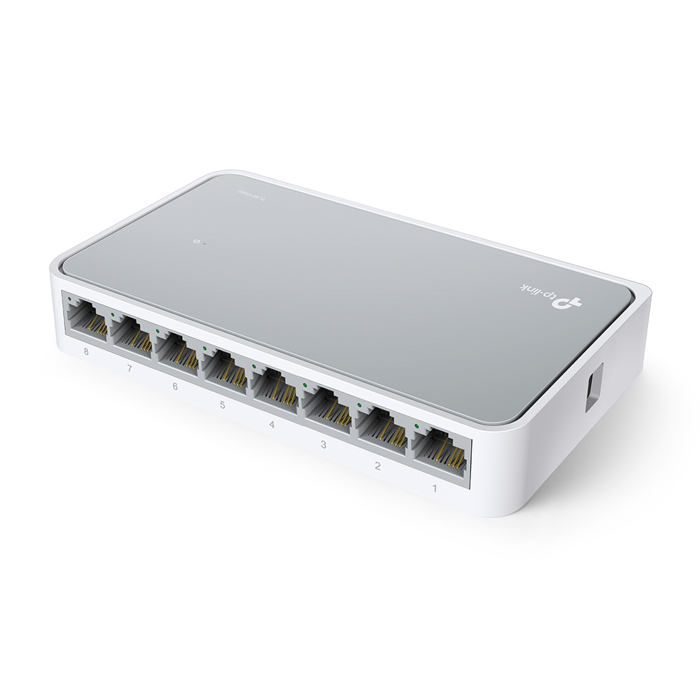 TP-Link TL-SF1008D Unmanaged Fast Ethernet (10/100) Wit - Afbeelding 2
