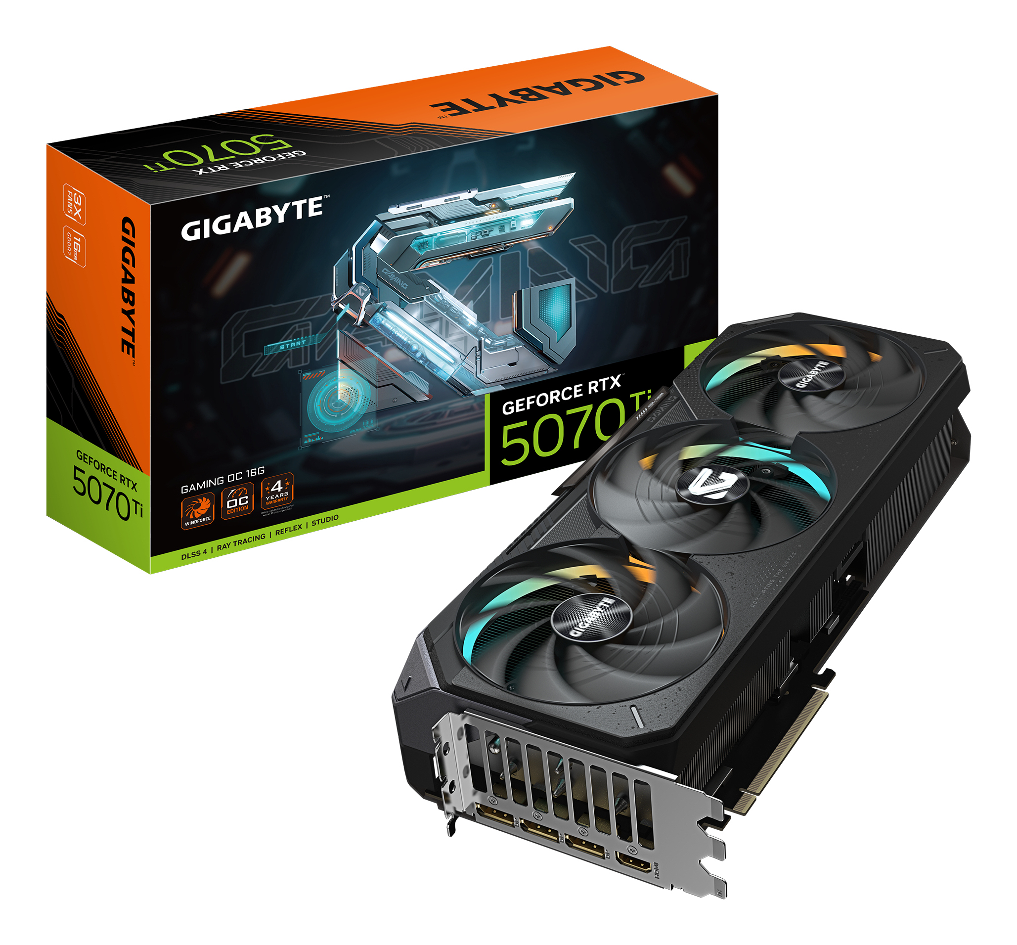 Graphics card Gigabyte GeForce RTX 5070 Ti GAMING OC 16 GB GDDR7
