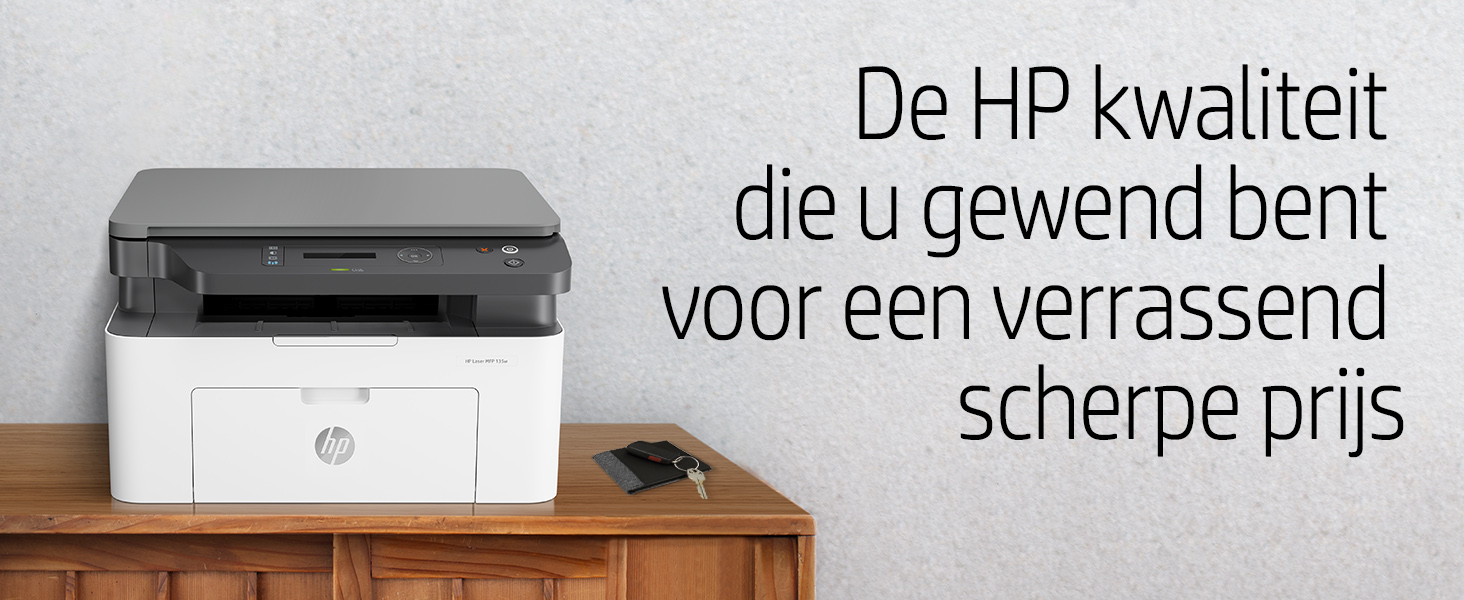 HP Laser MFP 135w, Zwart-wit, Printer voor Kleine en middelgrote ondernemingen, Printen, kopiëren, scannen - Afbeelding 4
