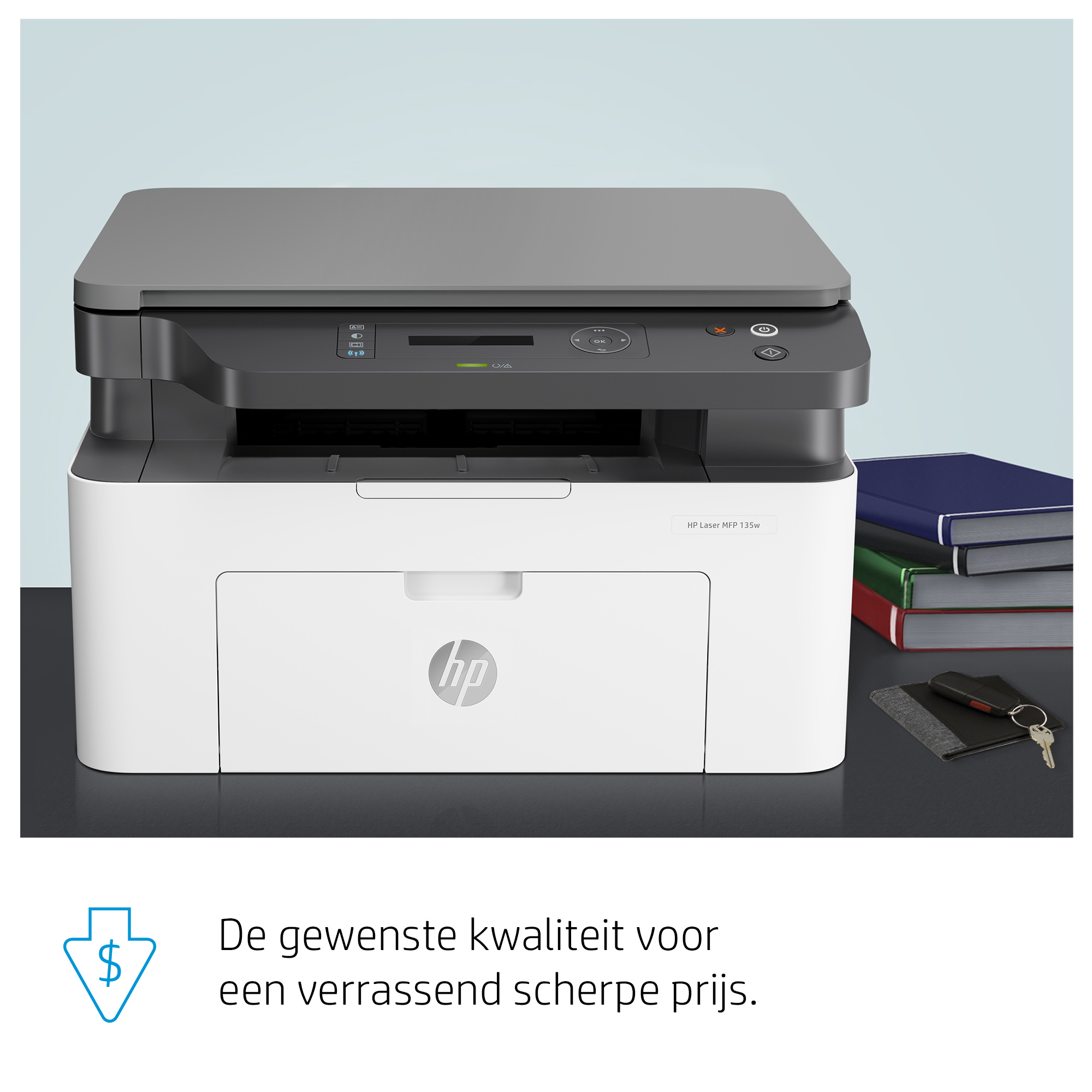 HP Laser MFP 135w, Zwart-wit, Printer voor Kleine en middelgrote ondernemingen, Printen, kopiëren, scannen - Afbeelding 6