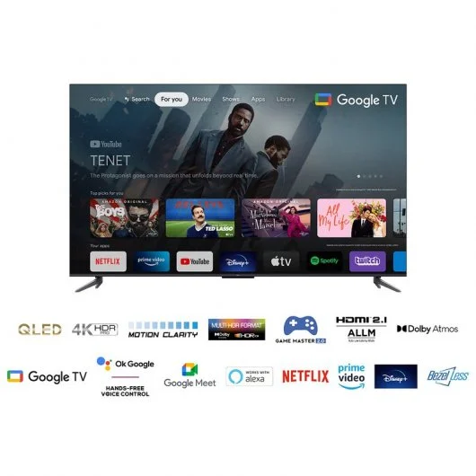 TCL 4K QLED Android Smart TV 43C649 (2023) 43″ - Afbeelding 7