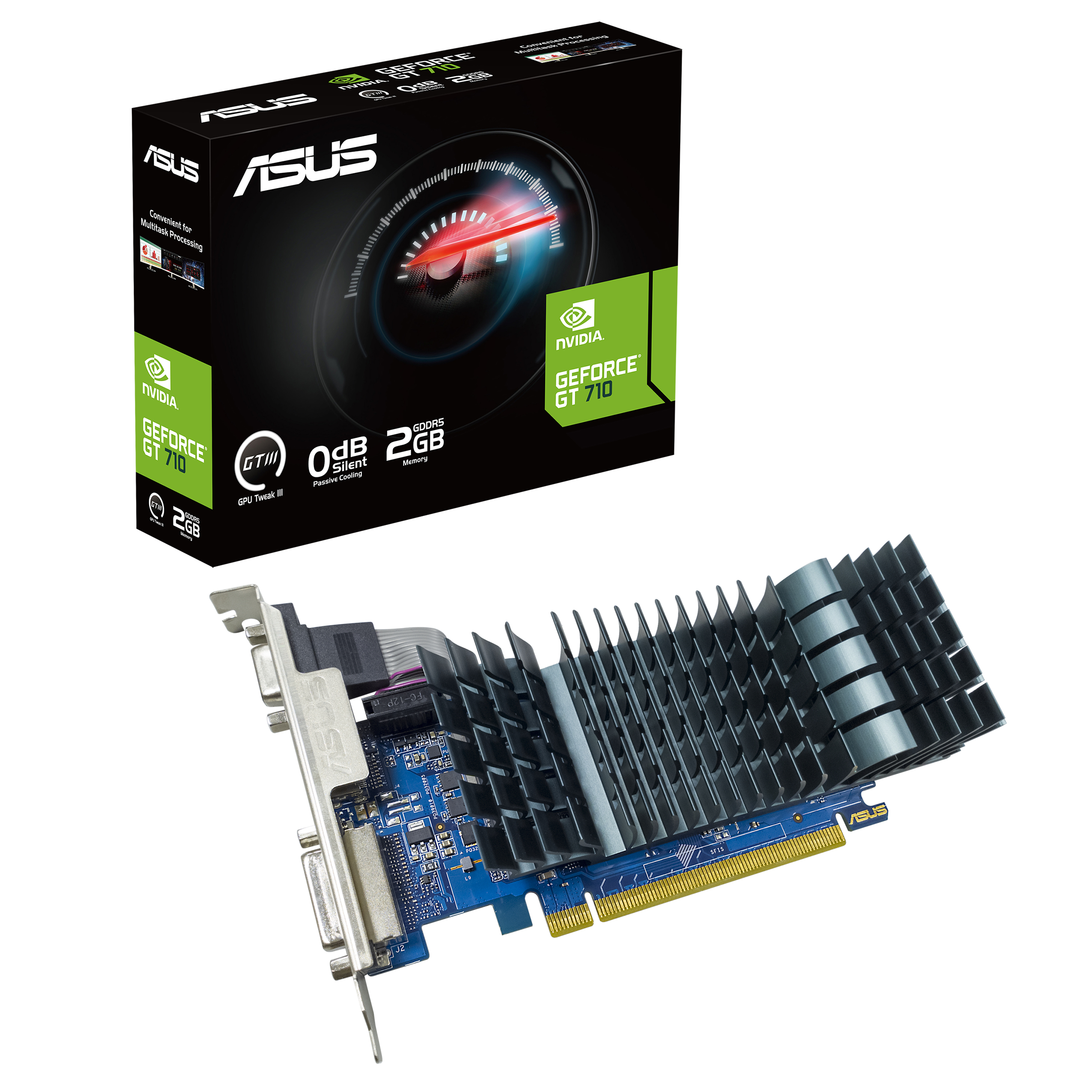 ASUS GT710-SL-2GD5-BRK-EVO NVIDIA GeForce GT 710 2 GB GDDR5 - Afbeelding 4