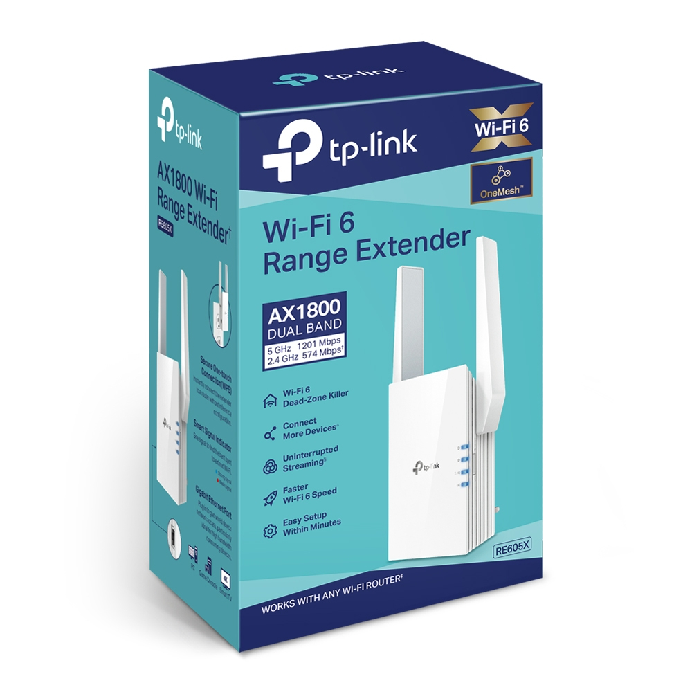 TP-Link RE605X netwerkextender Netwerkrepeater Wit 10, 100, 1000 Mbit/s - Afbeelding 4