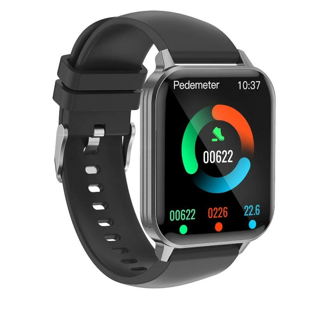 Smartwatch LEOTEC LESW41K Zwart - Afbeelding 3