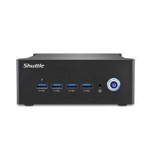 Shuttle Nano PC NT10H5, Intel Core Ultra 5 125H, Intel Arc graphics, 2xHDMI, 2xUSB 4.0 (DP), 2x2.5Gbit LAN, incl. VESA, 24/7 permanent gebruik
