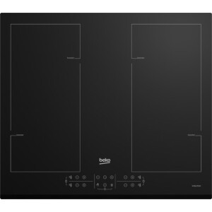 Beko HII64206F2MT Zwart Ingebouwd 60 cm Inductiekookplaat zones 4 zone(s)