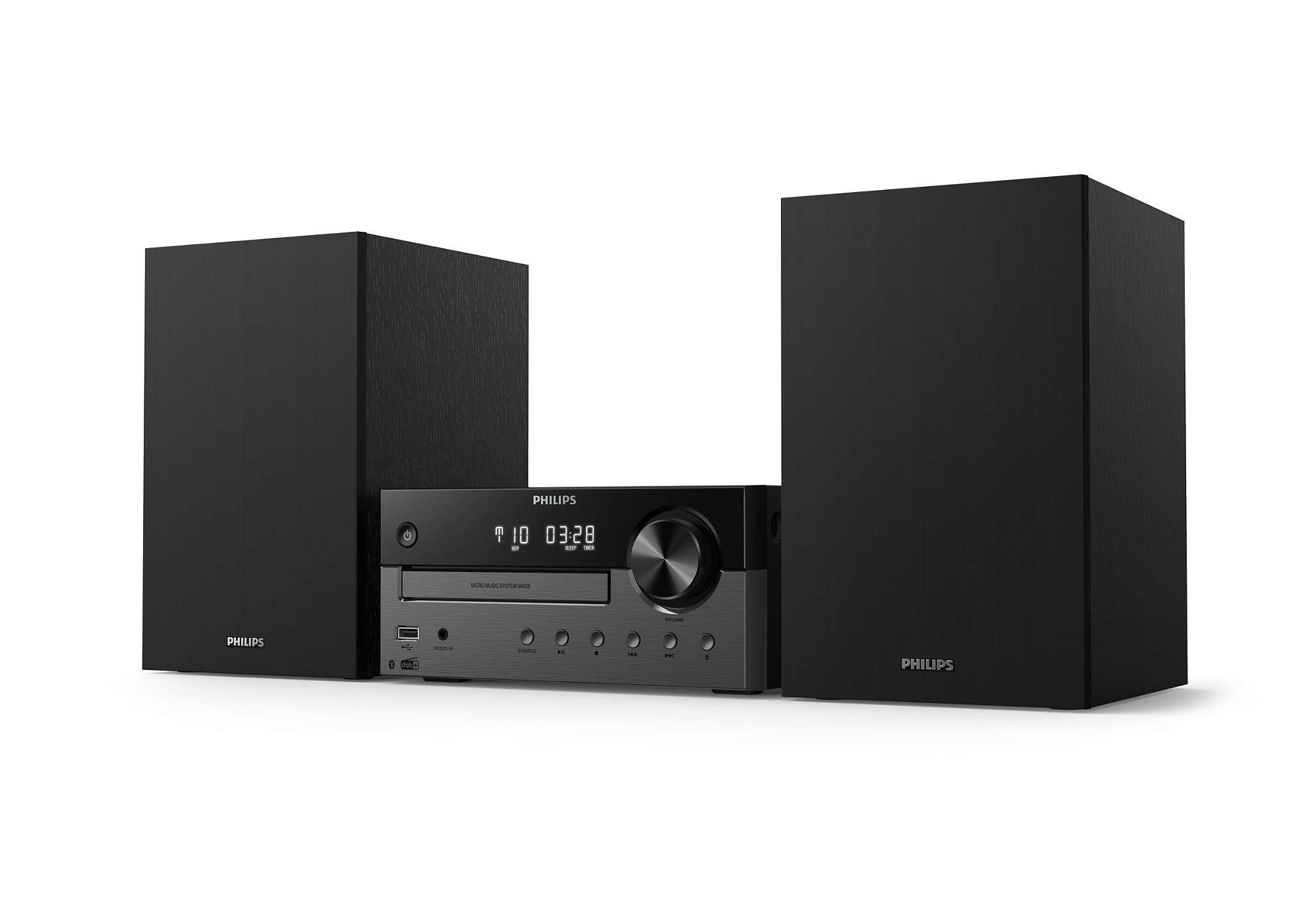 Philips TAM4505/12 home audio systeem Home audio-microsysteem 60 W Zwart, Grijs - Afbeelding 2