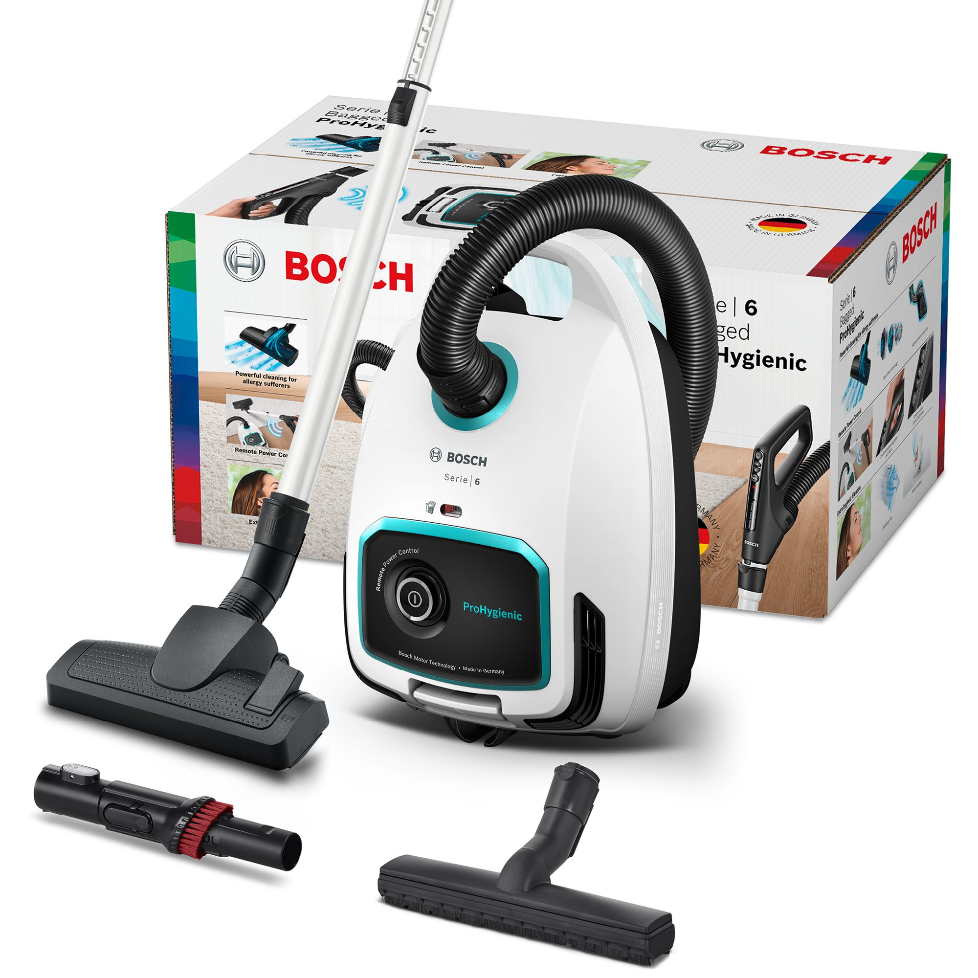 Bosch Serie 6 BGL6HYG1 stofzuiger Cilinderstofzuiger Droog 600 W Stofzak - Afbeelding 2
