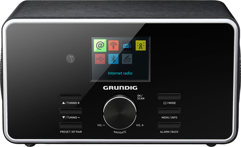 Grundig DTR 5000 X Draagbaar Analoog & digitaal Zwart