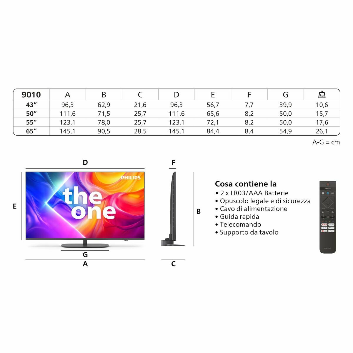 Philips The One Smart QLED XXL TV 65PUS9000 Ambilight 65” (2025) - Afbeelding 14