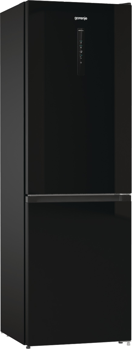 Gorenje NRK6192ABK4 koel-vriescombinatie Vrijstaand 302 l E Zwart - Afbeelding 3