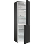 Gorenje NRK6192ABK4 koel-vriescombinatie Vrijstaand 302 l E Zwart