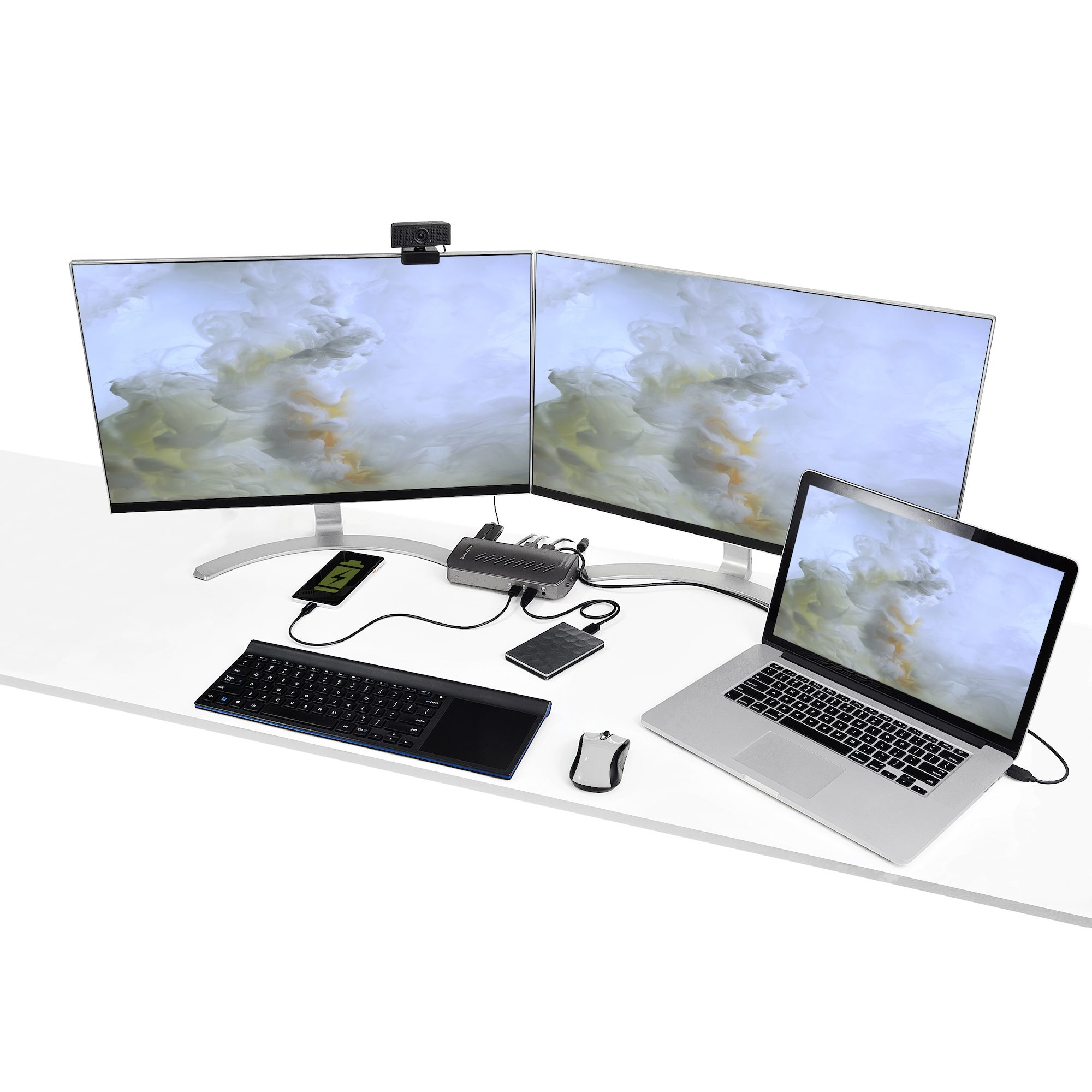 StarTech.com USB-C USB-A Dock - Hybride Universeel USB 3.0 Docking Station voor USB-C of USB-A Laptop - Dual Monitor 4K 60Hz HDMI/DisplayPort - 6x USB-A, GbE - USB 3.1 Gen 1 - Windows/Mac - Afbeelding 8