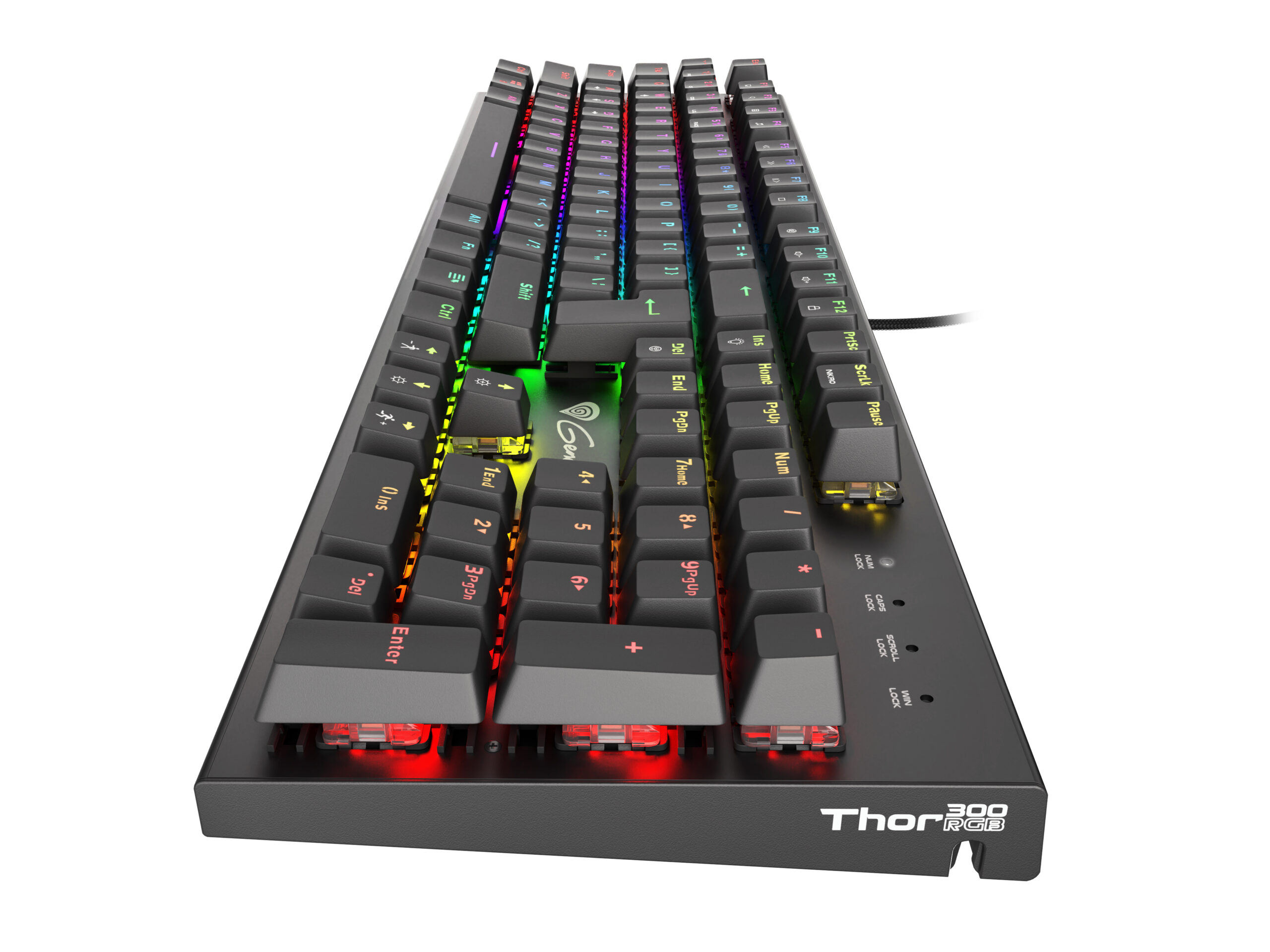 GENESIS Thor 300 RGB toetsenbord Gamen USB QWERTY Spaans Zwart - Afbeelding 2