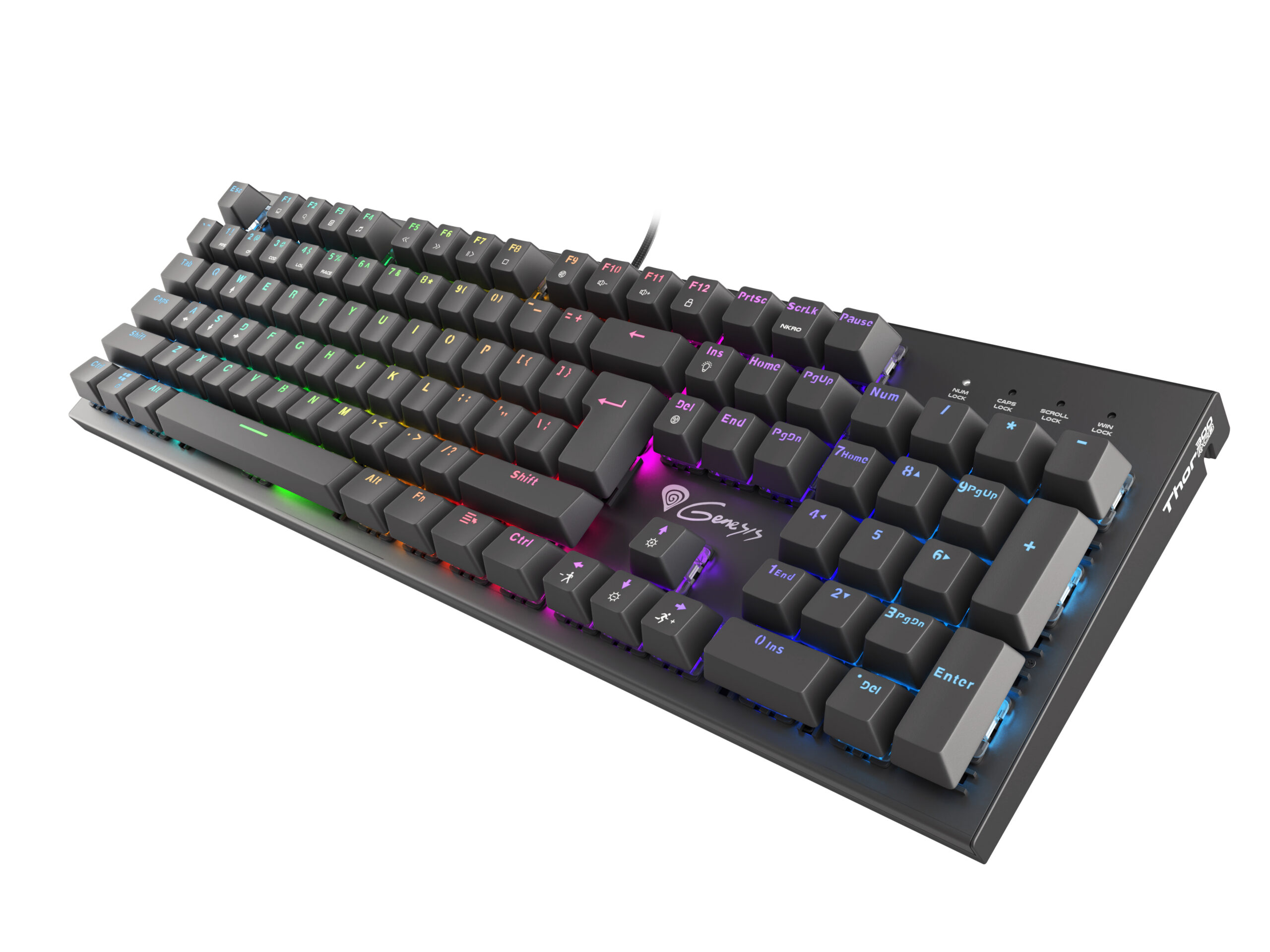 GENESIS Thor 300 RGB toetsenbord Gamen USB QWERTY Spaans Zwart - Afbeelding 3