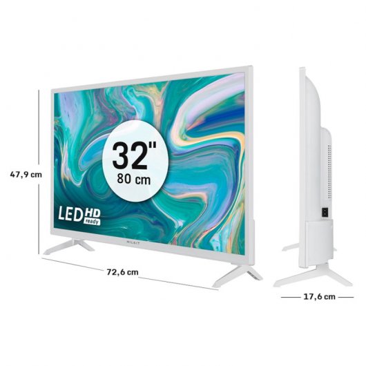 Android Smart TV Nilait Prisma 32HB7001SW White (2023) 32" - Afbeelding 5