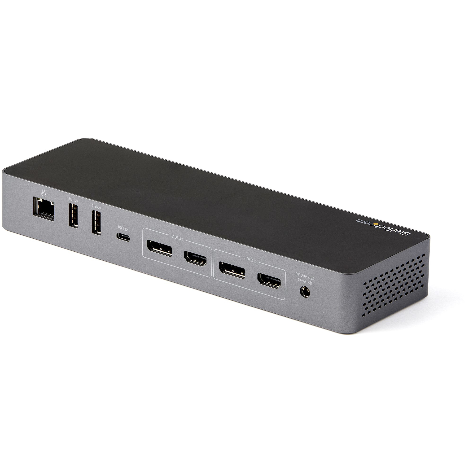 StarTech.com Thunderbolt 3 Dock met USB-C Host Compatibiliteit - Dual 4K 60Hz DisplayPort 1.4 en Dual HDMI 2.0 - Single 8K - TB3/USB-C Laptop Docking Station - 96W PD, 5xUSB - 10Gbps - Afbeelding 2
