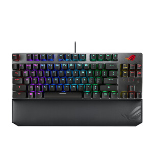 ASUS ROG Strix Scope NX TKL Deluxe toetsenbord Gamen USB Duits Zwart, Grijs