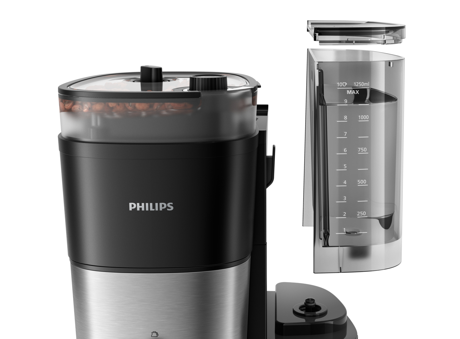 Philips All-in-1 Brew HD7888 Koffiezetapparaat met molen - Afbeelding 2